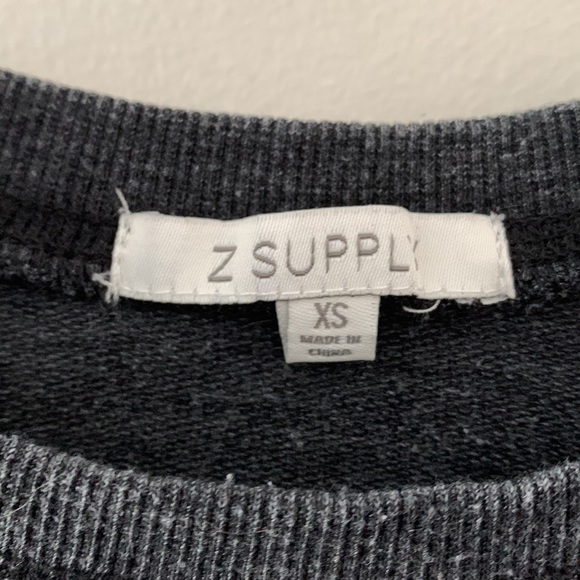 Grey crew neck with side slits - Picture 2 of 4